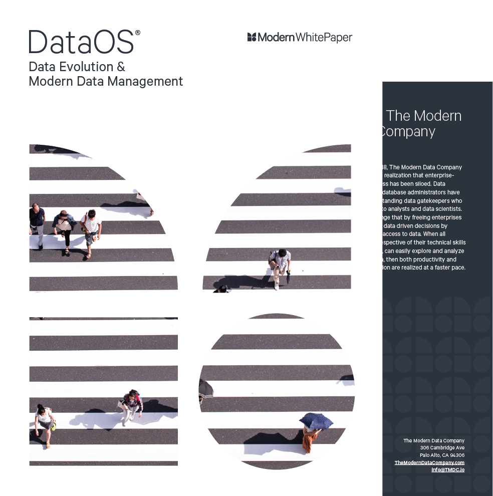 DataOS–Data Evolution & Modern Data Management Cover