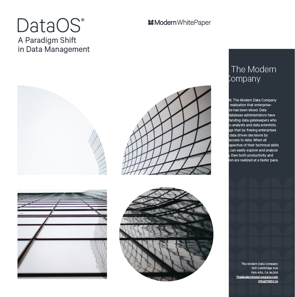 DataOS – A Paradigm Shift in Data Management