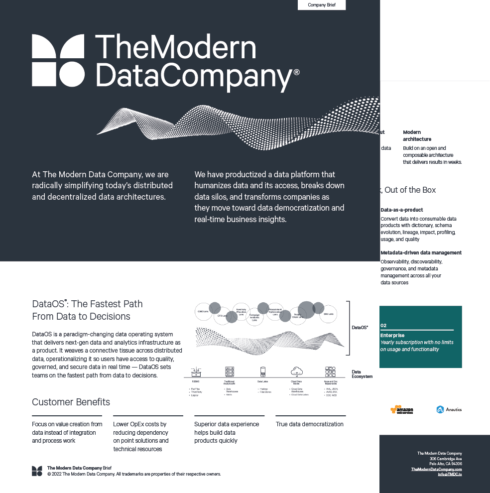 The Modern Data Company Brief Cover