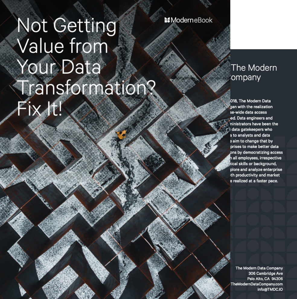 Not Getting Value from Your Data Transformation? Fix it